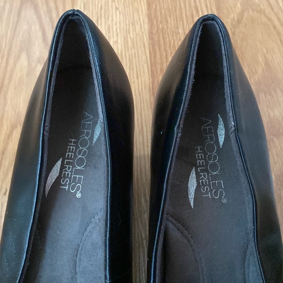 ❤️ Aerosoles Heelrest Heels in Black Size 8 1/2 - Picture 7 of 11